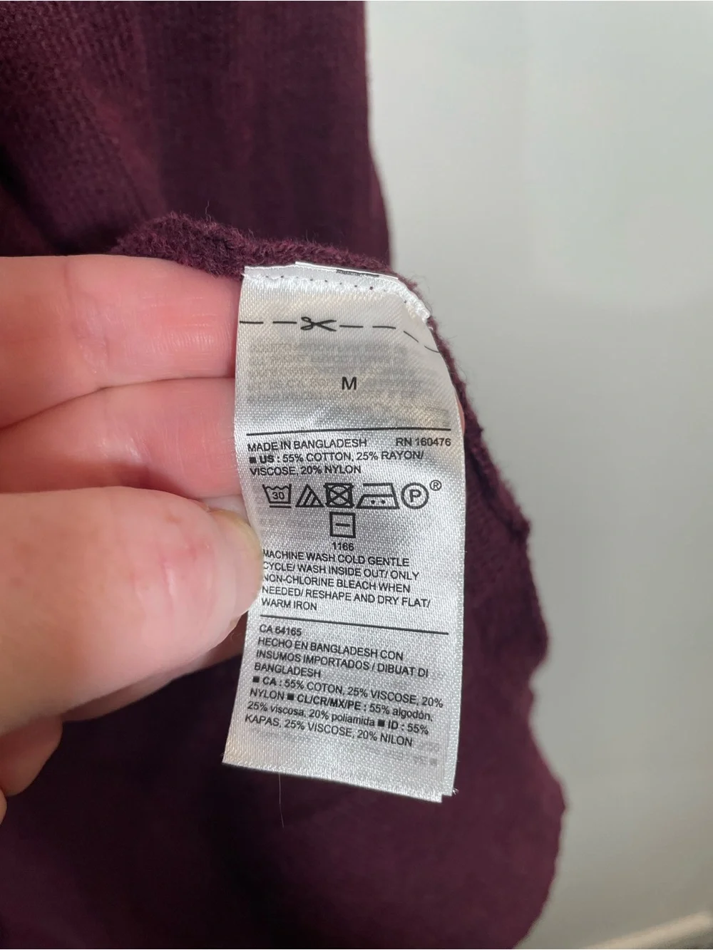 Old Navy long open cardigan cotton blend M